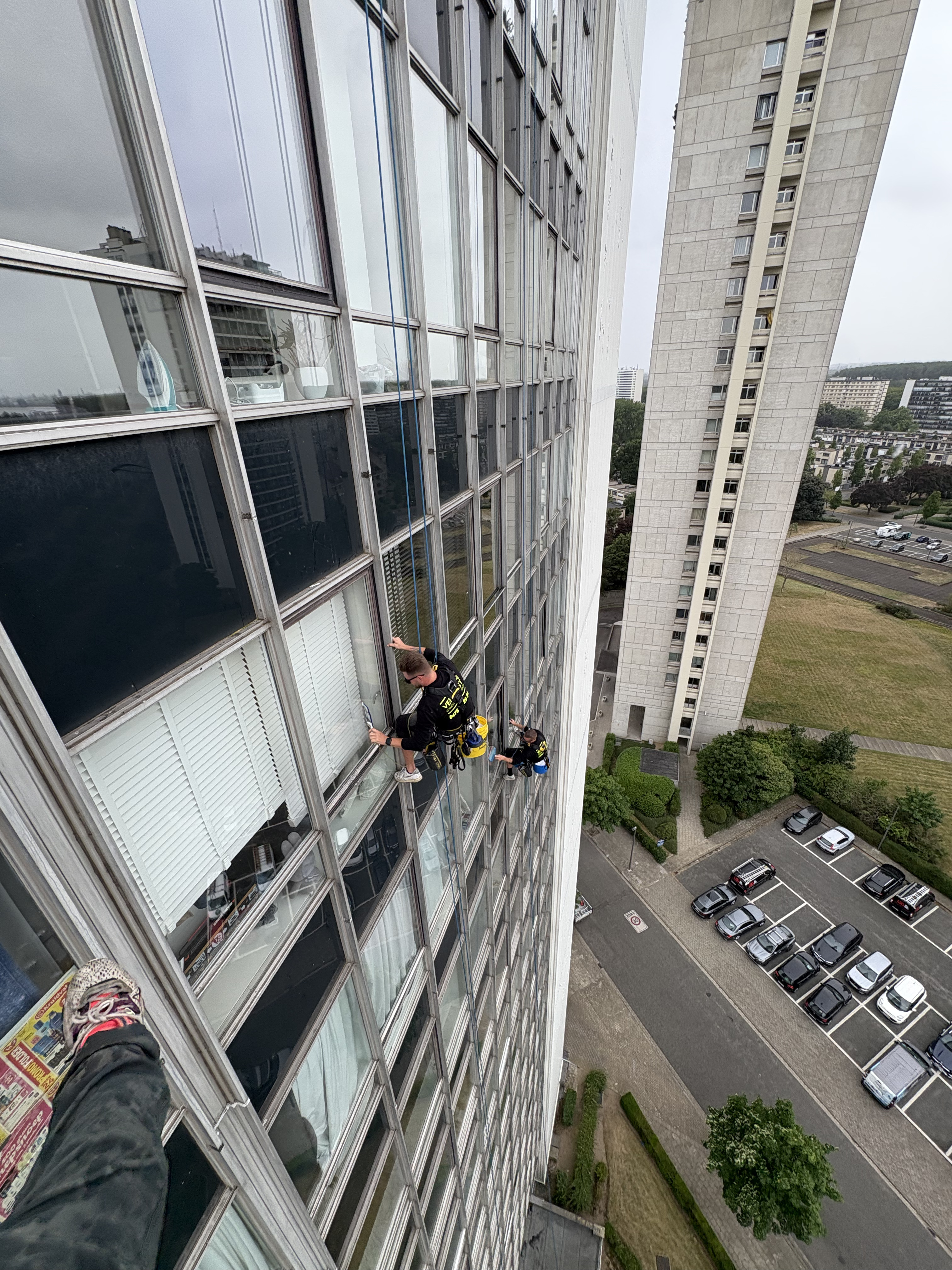 Access rope project op hoogte